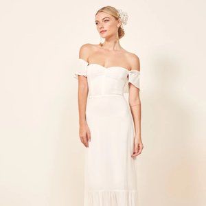 Reformation Butterfly Dress in Ivory